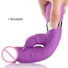 Sex Massager G-spot Konijn Dubbele Vibrator voor Vrouw Strapon Masturbatie Clitoris Stimulator Dildo Waterdicht Oplaadbaar Volwassen s