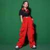 Trousers Cargo Pants for Teenage Kids Summer Streetwear Hip Hop Sweatpants for Girls Baggy Wide Leg Straight Trousers 6 8 10 12 14 Y 230918