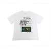 T-shirt da uomo RAF SIMONS Stampa girocollo in cotone T-shirt a maniche corte da uomo e da donna S-XL T230919