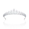 Hair Clips Cubic Zirconia Pretty Tiara For Bridal Crystal Princess Tiaras Diadem Girl Prom Party Head Jewelry TR16286