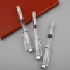 wholesale SchoolOffice Fournisseur Grande Capacité Piston Stylo Plume Multi Plumes Dessin Stylo D'écriture En Plastique Transparent Haute capacité LL