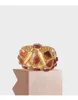 Torby wieczorowe 2023 Kamienne łańcuch luksusowy torebka S Clutch Tourse na urodziny projektanta kryształowe sprzęgła 230918