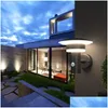 Applique murale extérieure LED avec capteur de mouvement et interrupteur en acier inoxydable Pir Classe A Energyadd Drop Livraison Maison Jardin Hôtel Suppli DHL3K