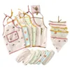 Bavoirs Burp Cloths 3Pcs Bébé Enfants Tout-petit Tablier imperméable et résistant aux taches Manches Bandana Art Smock Accessoires de bavoir d'alimentation 6-36 mois 230919