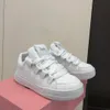 Scarpe bianche pure per ragazze dei ragazzi Sneakers stringate per bambini di alta qualità Taglia 26-35 scarpe casual per bambini Inclusa scatola Sep15