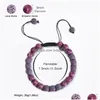 Chain Oil Diffuser Lava Stone Bracelet Double Woven Imperial Layer Row Adjustable Bracelets Bangle Cuff Women Men Jewelry Drop Deliver Dhxgp