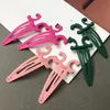 Hair Clips & Barrettes designer French New Candy Cor Clip Cute Women's Side Designer Luxury Love Jewelry Simple Style Alloy Girl BB 4T1Q