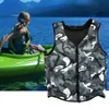 Life Vest Buoy Adult Lifejacket Camo Print Drifting Fishing Buoyancy Vest Portable Kayak Swimming Surfing Water Sports Safety Lifejacket 230919