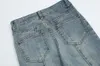 Jeans da uomo 2023 Moda Y2k Cuciture Denim Svasato Stile High Street Pantaloni larghi a gamba larga Pantaloni Ins Trend Lavaggio