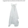 Véus nupciais em camadas véu headpieces com pérola bowknot decoração casamento longo tule elegância festa de noiva