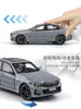 Diecast Model 1 32 320i THE 3 2023 Alloy Diecasts Toy Vehicles Metal Car Sound and light Collection Kids 230918