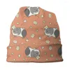 Berretti Guinea Pig Pattern Skullies Berretti Berretti Unisex Inverno Caldo Cappello lavorato a maglia Uomo Donna Adulto Cavy Animal Bonnet Cappelli Berretto da sci all'aperto