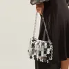 Evening Bags Silver Sequins Handbags for Women 2023 Fashion Bling Girls Shouler Bag Wedding Party Lady Glitter Tote Purses 230918