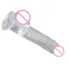 Pompa per massaggiatore giocattolo sessuale per clitoride Negozio di giocattoli rosa Prodotti in gel Dildo Realista Erotismo Pene in silicone 20 cm Giocattoli dalla testa lilla
