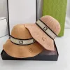 G marki mody słomy kapelusz sunhats czapki designerskie kapelusze czapki casquette dla mężczyzn kobieta oddychana letnia ochrona przed słońcem Słonecznikiem Kapa na fali konopie Hap fala