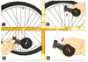 Pompe per bici Manometro professionale per pneumatici Valvole Schrader Presta Pressione dell'aria 160 PSI Barometro Accessori per ciclismo per bicicletta 230919