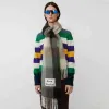 designers autumn Women's winter new brand cashmere scarf rainbow grid shawls scarf for men and women