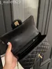 hantera crossbody desginer väskor lyxkvinna handväskor vit röd svart crossbody väska med kedja lammskinn kaviar liten axel väska rese shopping märke handväska