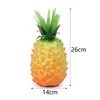 Fiori decorativi Home Food Decor Decorazione artificiale di ananas Prop Vetrina Ornamento per feste Ornamento falso per frutta in plastica