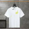 guuu Herren Designer Band T-Shirts Mode Schwarz Weiß Kurzarm Luxus Buchstabenmuster T-Shirt Größe XS-4XL#wzc
