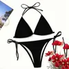 Kadın Mayo Çiçek Baskı Kadın Bikini Setleri Dantel Yukarı V-Gutk Sütyen Seksi Mayo Mayo Takım Düşük Bel Göstergeler Yüksek kesim