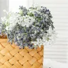 Fleurs décoratives de noël, gypsophile artificielle en plastique, décoration de mariage pour la maison, bricolage, souffle de bébé, fausse fleur en Silicone