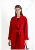 High-end Camel Double Breasted Cashmere Coat Women's Medium Long Wool Woolen Coat for Women