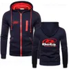 Mäns jackor 2023 Märke Men Beta Racing Motocross Motorcykeltryck Fast Folor Cardigan Hoodies Autumn New Leisure Populära huvtransporter T230919