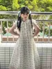 Vestidos para grávidas verão mulher grávida vestido floral manga turn-down colarinho pétala manga rendas retalhos vestidos de princesa para grávidas