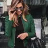 Damenjacken PU-Lederjacke Frauen Frühling Herbst Mantel Jacke Mode Windschutz Kurzer Reißverschluss Langarm Outwear Mäntel Damenbekleidung 230919