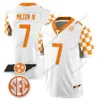 Camiseta de fútbol personalizada de los voluntarios de Tennessee 7 Joe Milton III Baron Calloway Harrison McCollough Milton III Williams Campbell Keyton 16 Peyton Manning Joshua Dobbs