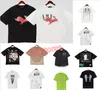 2023 Bir Miri Men Tshirt Sınırlı Edition Çiftler Tees Street Wear Fashion Marka Gömlek Sıçrama Mektubu Yazdır Bir Miri Tees Kısa Kollu Gevşek Erkekler Tops Crewneck