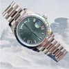 25 Styles Mens Watch Watches 41mm daydate Automatic Mechanical Movement Luminous Men Wristwatch Stainless Steel Strap watchs montre Waterproof diamond