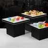 Assiettes Mariage 4S Magasin Affichage Conférence Acrylique Dessert Table Pause Thé Snack Rack Buffet Banquet Gâteau Biscuits Boissons Assiette De Fruits