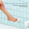 Banyo paspasları 1pc Pedal Duş Ayağı Banyo Aksesuarları Slip Anti-Slip Foot temelleri abs plastikleri dinlenme kaidesi