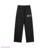 Modedesigner 2023 Men's Pants Essentia säsong 8 Double High Street Straight 1977 Flocked Loose for Men and Women Buzh