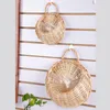 Garden Supplies Hand Made Wicker Outdoor Flower Rack Wall Hanging Basket Nest Home Decoration