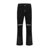 Herrenjeans Urban Streetwear Y2k Ink Painted Spliced Flare Pants Jeans für Männer Straight Casual Baggy Denim Hose Unisex Oversize Cargos 230918