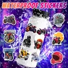 50Pcs Motorcycle Race Stickers Skate Accessories Waterproof Vinyl Sticker For Skateboard Laptop Luggage Motorcycle Phone Water Bottle Notebook Car Decal