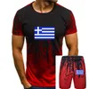 Tute da uomo Grecia Bandiera greca T-shirt da uomo per adulti 12 colori Taglia S - T-shirt vintage 3XL