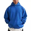 Sweats à capuche pour hommes 500g hommes coton lourd hiver à manches longues coupe ample polaire veste manteaux décontracté gothique grande taille pulls à capuche