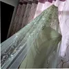 ブライダルベールラミナスダイヤモンドスパンコール大聖堂3メートル幅のベールウェディングアクセサリー髪の豪華な2023