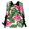 Backpack Female Jungle Leaves Monstera Leaf Women College School Bagpack Travel Shoulder Bags For Teenage Girls
