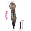 Sex Toy Massager 18-52cm Inflatable Anal Beads Plug for Women Vaginal Dilator Men Butt Expander Big Dildos Female Masturbator Adult