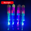 LED Swords Guns Outdoor Slings Rocket Bamboo Dragonfly Parachute Light Shooting Catapult Flying S Kids Toys For Children Boy Gifts 230918