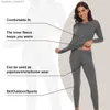Women's Thermal Underwear Thermal Underwear Set for Women Long-Sleeved Trousers Long Johns Thermal Underwear Ladies Suit Winter Clothes Warm Lingerie L230919