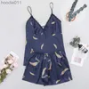 Women's Sleepwear New Ice Silk Pajamas Women's 100kg Fat Ms. Large Size Strap Nightgown Shorts Suit Sexy Plus-Size Women's Nightwear Home Wear L230919