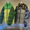 8aoz Men's Down Parkas 2023 Winter New Co Branded 196 Down Jacket Men and Women's Same Splicing Hooded Bread