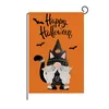 Cour de drapeau de jardin d'Halloween Drapeaux de camping Décorations de vacances Happy Halloween Cour de bienvenue Matériel de lin de bannière personnalisable P96