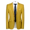 Costumes pour hommes Blazers 16 couleurs Blazers hommes coupe ajustée affaires Blazers veste formelle bureau décontracté coupe ajustée Blazer 6XL grande taille veste de costume formel 230919